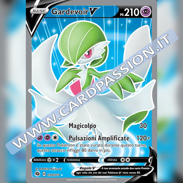 070/073 Gardevoir V (Full Art) | Futuri Campioni - Card Passion