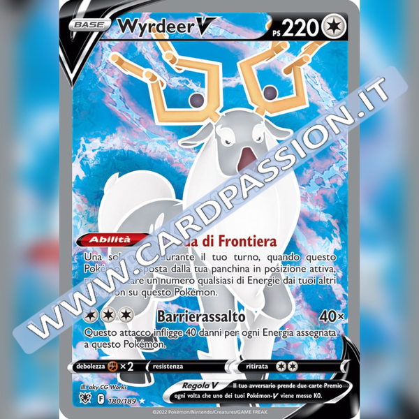 180/189 Wyrdeer V (Full Art) | Lucentezza Siderale - Card Passion
