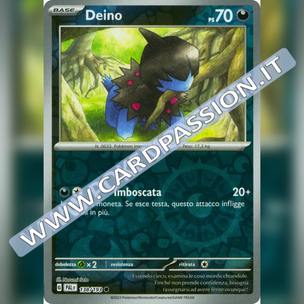 138/193 Deino Reverse | Evoluzioni a Paldea