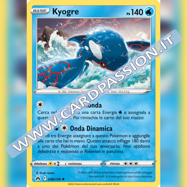 036/159 Kyogre Holo | Zenit Regale