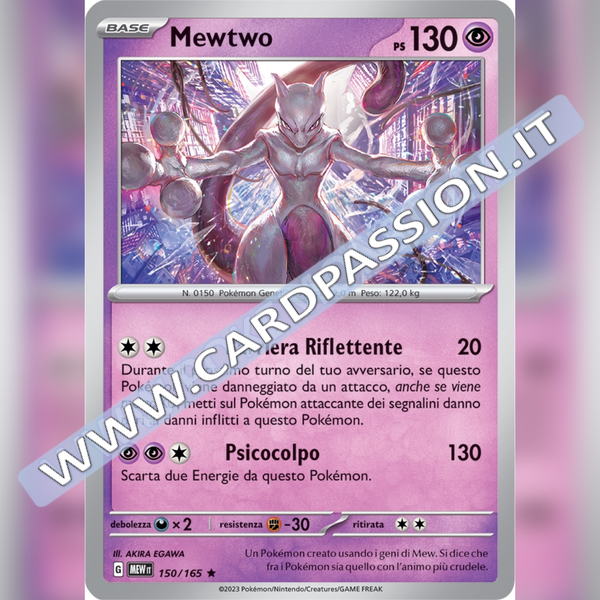 150/165 Mewtwo Holo | Scarlatto e Violetto 151