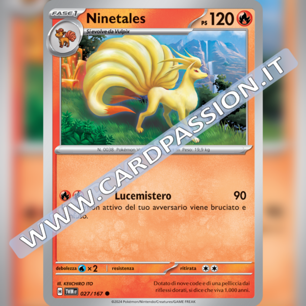 027/167 Ninetales | Crepuscolo Mascherato