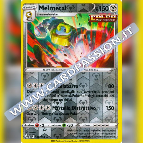 189/264 Melmetal Reverse | Colpo Fusione - Card Passion