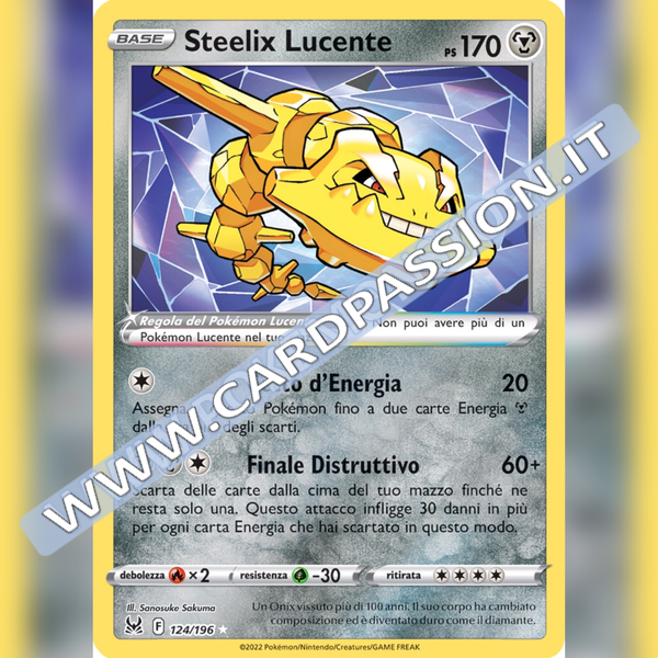 124/196 Steelix Lucente | Origine Perduta - Card Passion