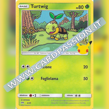 04/25 Turtwig Non Holo | McDonald's 25esimo Anniversario - Card Passion