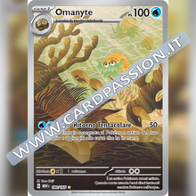 180/165 Omanyte Illustrazione Rara | Scarlatto e Violetto 151