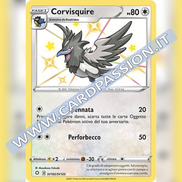 SV102/SV122 Corvisquire Baby Shiny | Destino Splendente - Card Passion