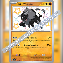 172/091 Tauros di Paldea Shiny | Destino di Paldea