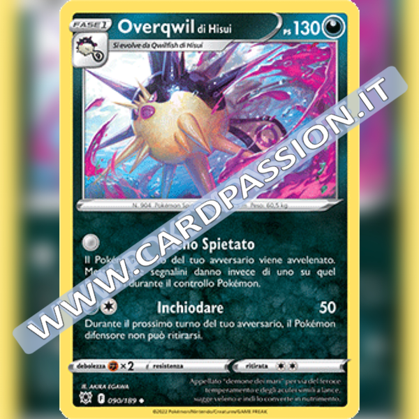 090/189 Overqwil di Hisui Non Comune | Lucentezza Siderale - Card Passion