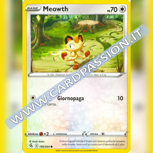 199/264 Meowth | Colpo Fusione - Card Passion