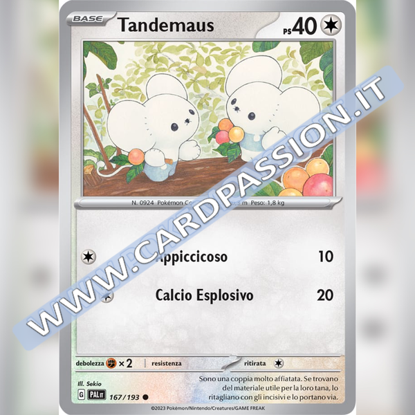 167/193 Tandemaus | Evoluzioni a Paldea