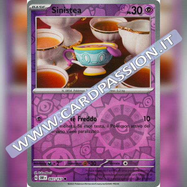 097/197 Sinistea Reverse | Ossidiana Infuocata