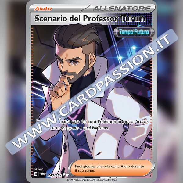 240/182 Scenario del Professor Turum (Full Art) | Paradosso Temporale