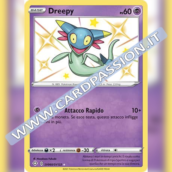 SV060/SV122 Dreepy Baby Shiny | Destino Splendente - Card Passion