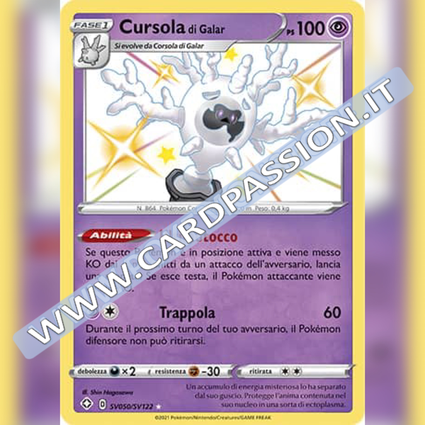 SV050/SV122 Cursola di Galar Baby Shiny | Destino Splendente - Card Passion