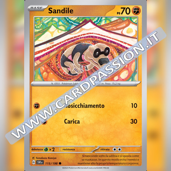 115/198 Sandile | Scarlatto e Violetto