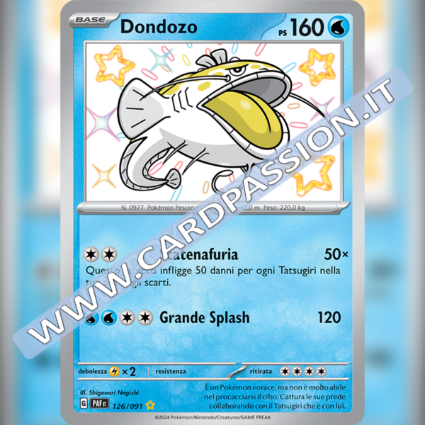 126/091 Dondozo Shiny | Destino di Paldea