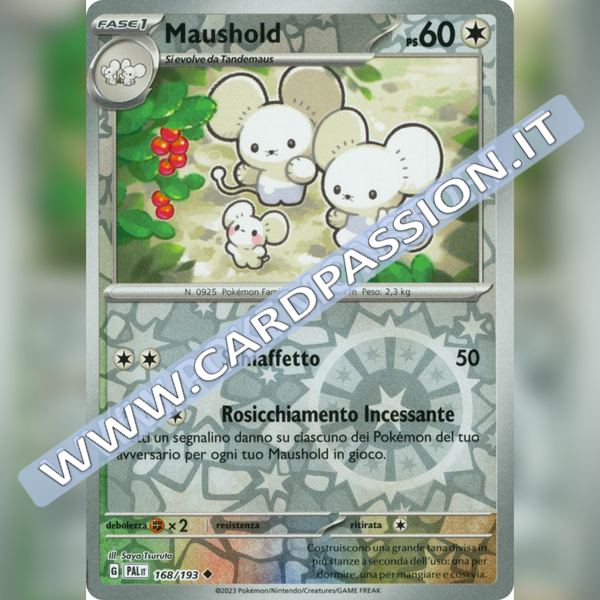 168/193 Maushold Reverse | Evoluzioni a Paldea