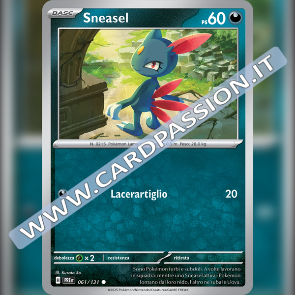 061/131 Sneasel | Evoluzioni Prismatiche