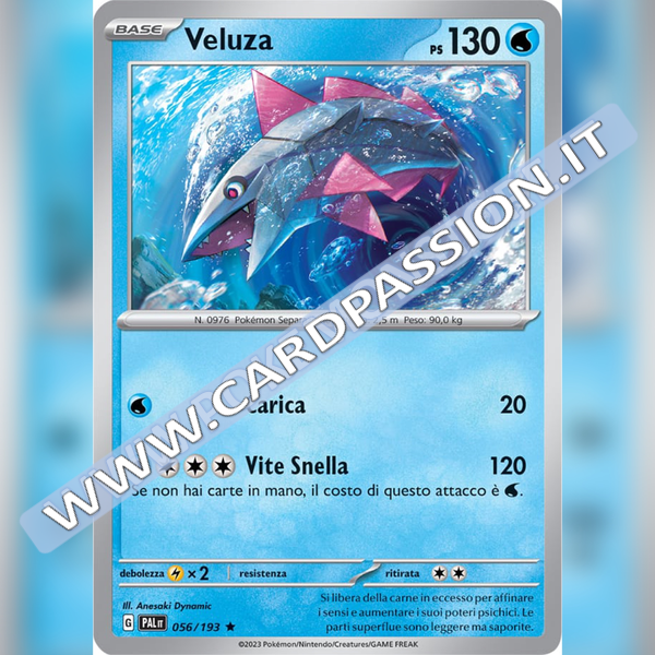 056/193 Veluza Holo | Evoluzioni a Paldea