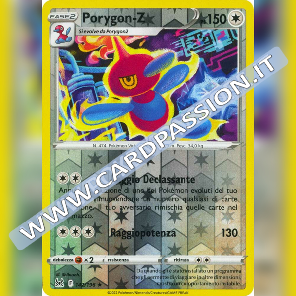 142/196 Porygon-Z Reverse | Origine Perduta - Card Passion