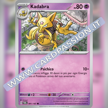 081/167 Kadabra | Crepuscolo Mascherato