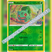 001/078 Bulbasaur Comune Reverse | Pokemon GO - Card Passion