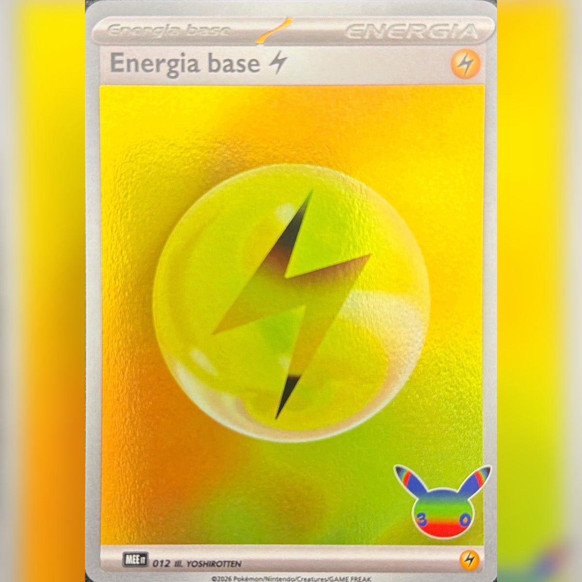 E/012 Energia Base Lampo | 30esimo Anniversario