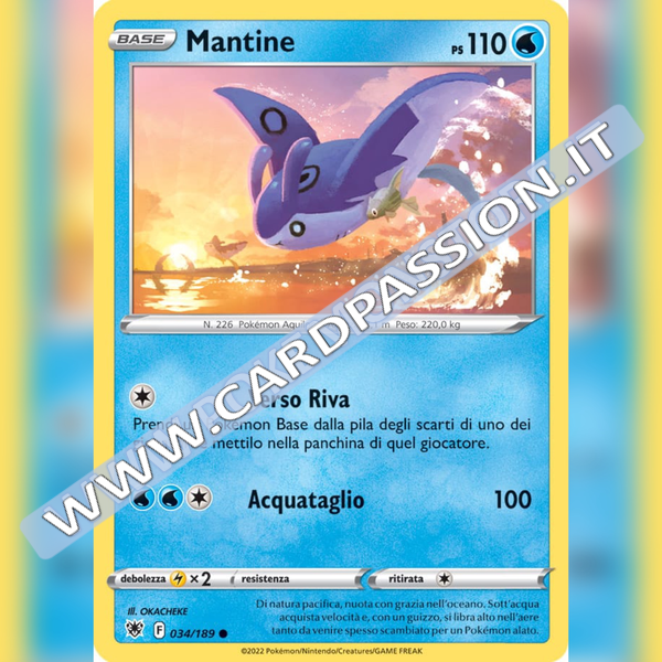 034/189 Mantine Comune | Lucentezza Siderale - Card Passion