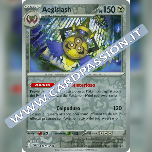 134/182 Aegislash Reverse | Paradosso Temporale