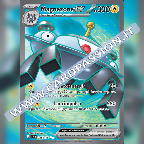 226/198 Magnezone ex (Full Art) | Scarlatto e Violetto