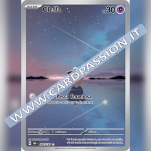 202/197 Cleffa illustrazione Rara | Ossidiana Infuocata