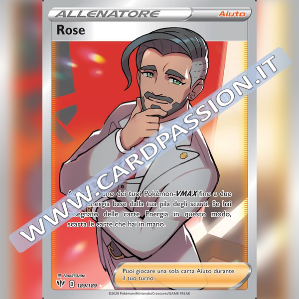 189/189 Rose (Full Art) | Fiamme Oscure - Card Passion