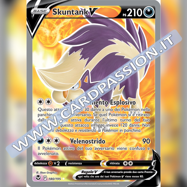 180/195 Skuntank V (Full Art) | Tempesta Argentata