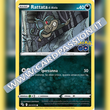041/078 Rattata di Alola Comune | Pokemon GO - Card Passion