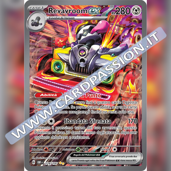 224/197 Revavroom ex (Alternative Art) | Ossidiana Infuocata