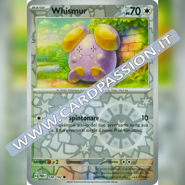 148/182 Whismur Reverse | Paradosso Temporale