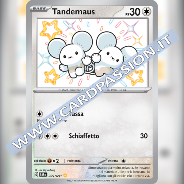209/091 Tandemaus Shiny | Destino di Paldea