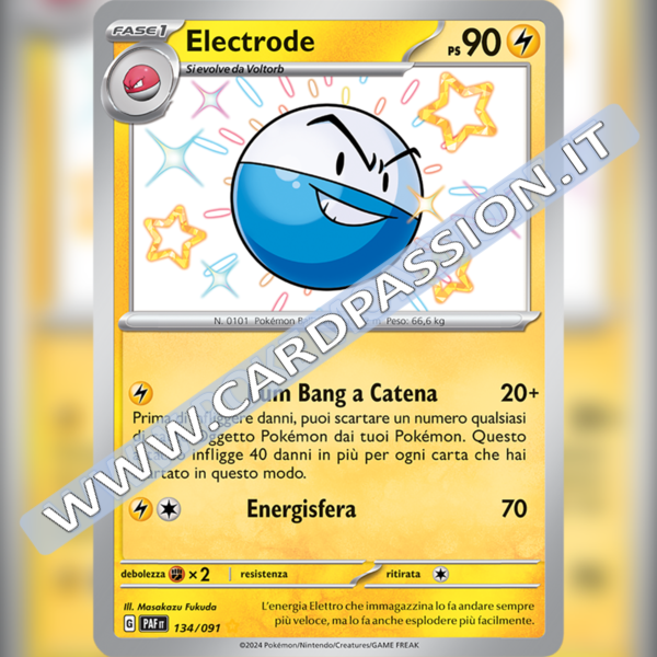 134/091 Electrode Shiny | Destino di Paldea