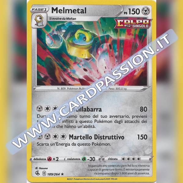 189/264 Melmetal Holo | Colpo Fusione - Card Passion