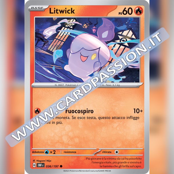 036/197 Litwick | Ossidiana Infuocata