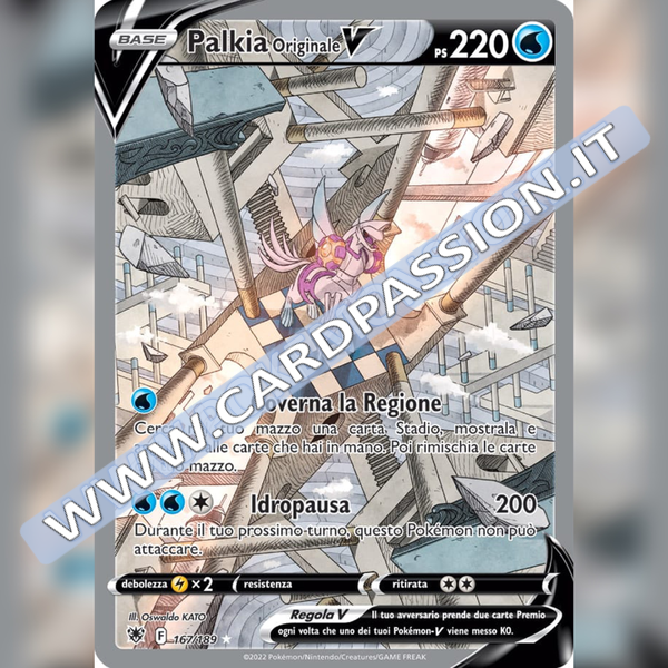 167/189 Palkia Originale V (Alternative Art) | Lucentezza Siderale - Card Passion