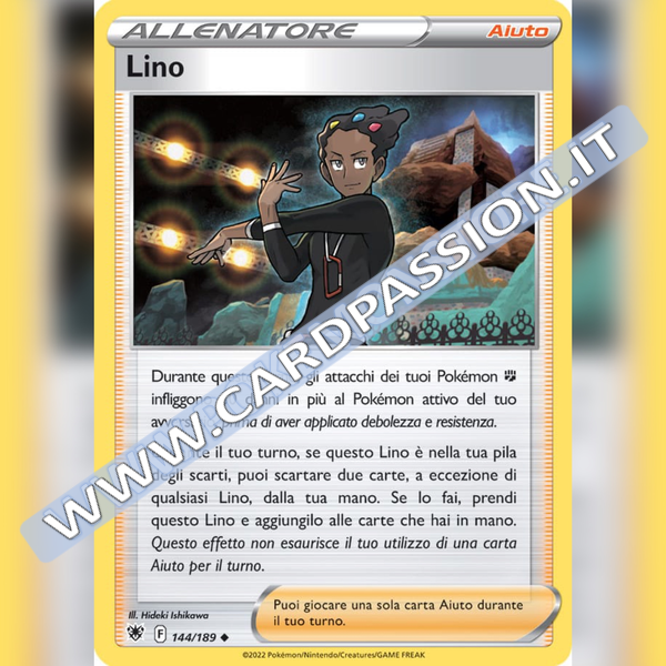 144/189 Lino Non Comune | Lucentezza Siderale - Card Passion