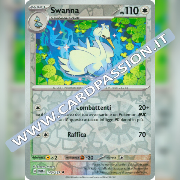 140/167 Swanna Reverse | Crepuscolo Mascherato