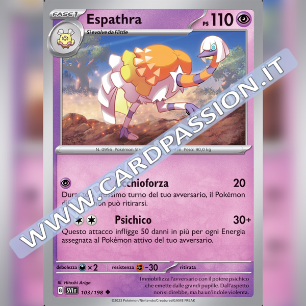 103/198 Espathra | Scarlatto e Violetto