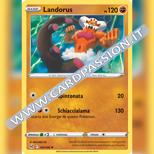 105/196 Landorus | Origine Perduta - Card Passion