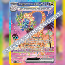 242/191 Exeggutor di Alola ex Teracristal (Alternative Art) | Scintille Folgoranti