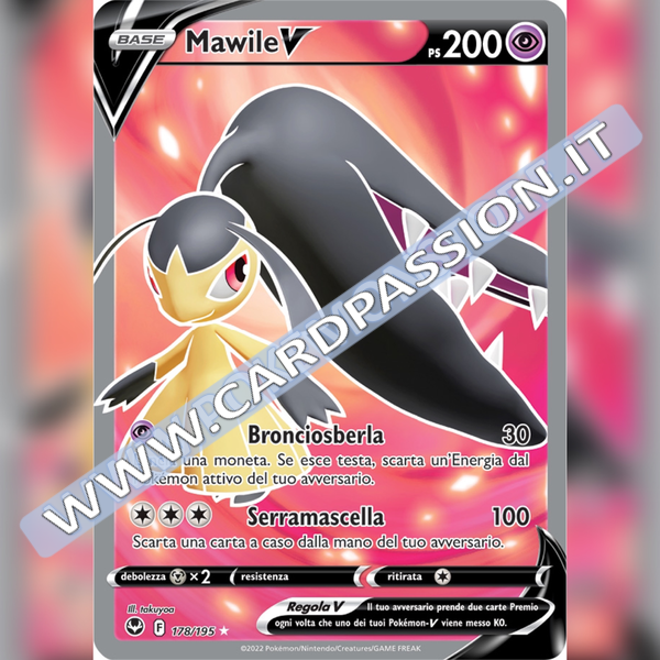 178/195 Mawile V (Full Art) | Tempesta Argentata