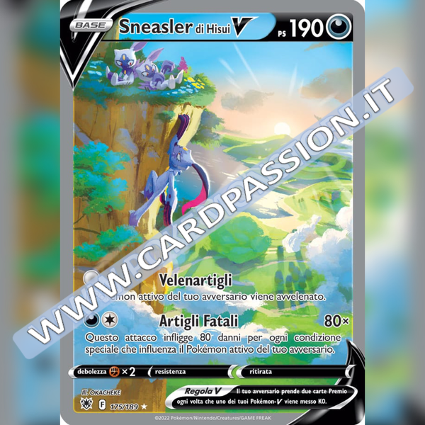 175/189 Sneasler di Hisui (Full Art) | Lucentezza Siderale - Card Passion