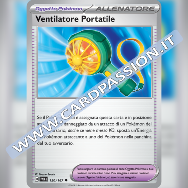 150/167 Ventilatore Portatile | Crepuscolo Mascherato